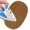 USIT, 2 Iron-On Suede Fabric Patches, 16 x 11 cm, Camel view 1