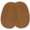 USIT, 2 Iron-On Suede Fabric Patches, 16 x 11 cm, Camel view 2