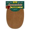 USIT, 2 Iron-On Suede Fabric Patches, 16 x 11 cm, Camel view 3