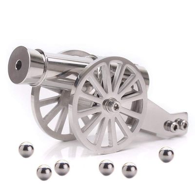 Firesofheaven TIETHEKNOT Mini Napoleon Cannon Model, Metal Replica, Desktop Decoration and Collectible