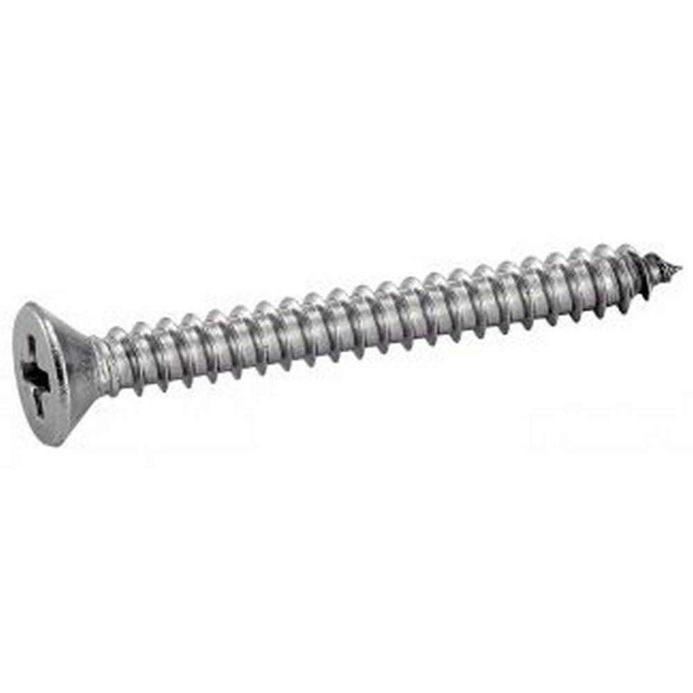 200x Countersunk Sheet Metal Screws 2.9 x 13 mm Stainless Steel A2 Phillips PH DIN 7982C