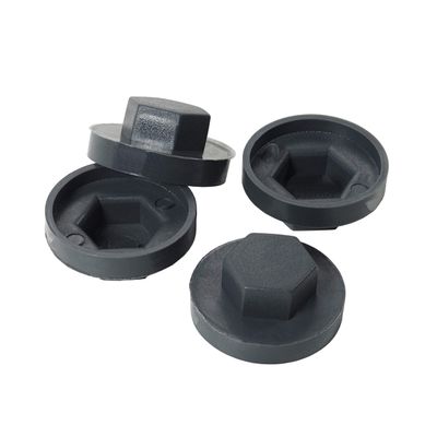 1,000 Caps for Facade Construction Screws, 16 mm EPDM, RAL 7016 Anthracite Gray