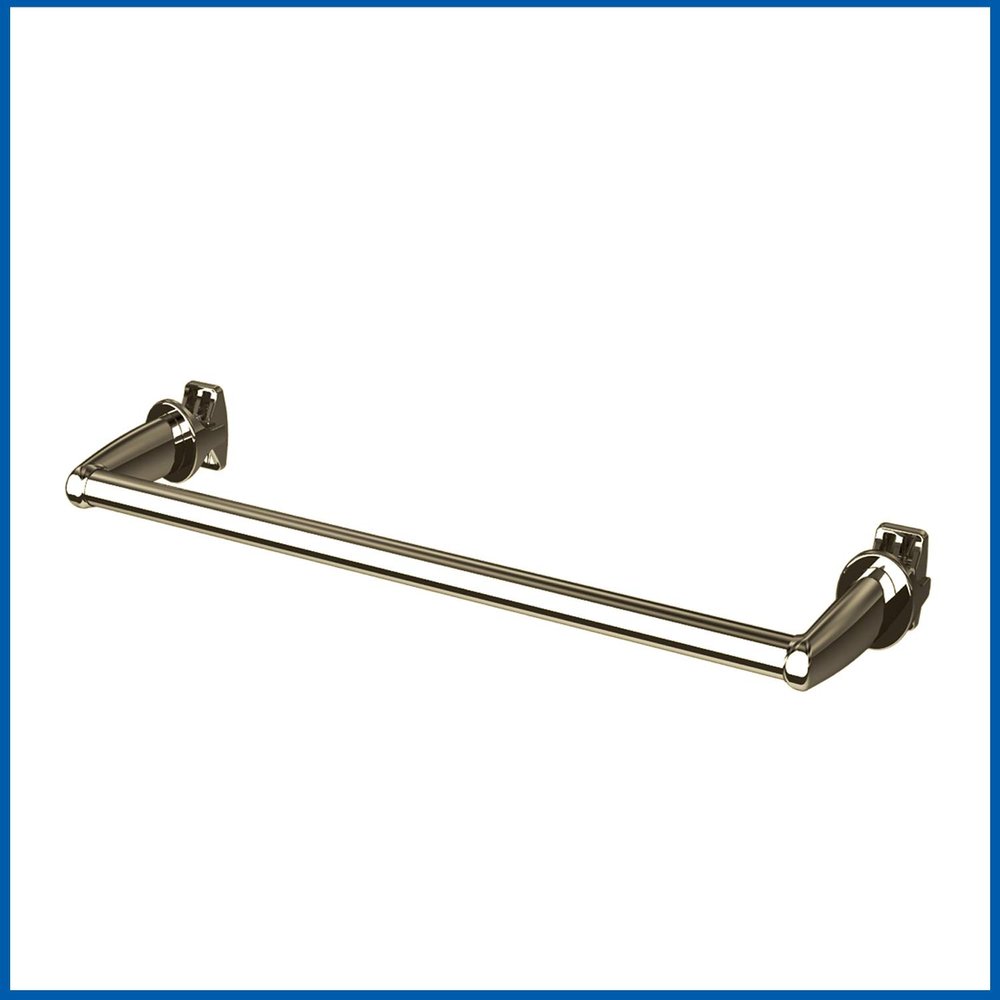 Basic Towel Bar for Bathroom Radiators, 370 mm, Chrome