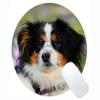 Round Australian Shepherd Dog Gaming Mouse Pad view 1
