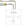 LINA Rotary Dimmer VDE Light Dimmer Switch for Flush Mounting, White with Frame by LUXUS-TIME view 4