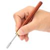 Leather Edge Dye Pen with Sandalwood Handle and Stainless Steel Dye Roller, Brown view 4