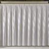 Custom-Made White Scherli Voile Sheer Curtain Lanciano, Gathering Tape, Height 90–295 cm (Silver, 90 x 700 cm H x W) view 2