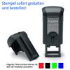 Trodat Printy 4908 Stamp (15 x 7 mm), Red — WARNING: SMALL STAMP, NOT SUITABLE FOR LONG LINES view 4