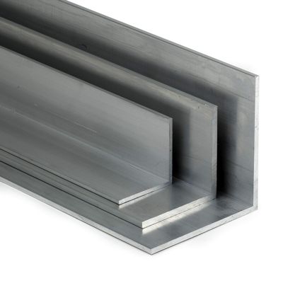 Aluminum Equal-Leg Angle AlMgSi0.5 70 x 70 x 5 mm, 400 mm Cut Length