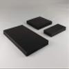 3 Rubber Mats 100 x 250 mm, 10 mm Thick, Anti-Vibration view 2