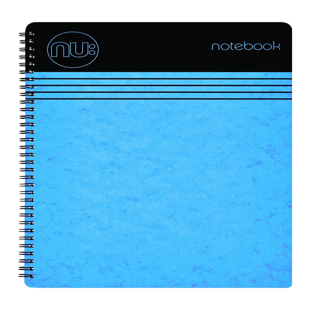 Nu Craze Notebook, A4, Spiral-Bound, 80 g/m², FSC Paper, 110 Pages, Blue