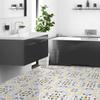 Wandkings Floor Tile Stickers, Set of 4 – Choose a Pattern & Size – “Leni” – 6 x 6 cm view 4