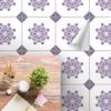 Wandkings Floor Tile Stickers, Set of 4 – Choose a Pattern & Size, “Anneliese,” 10 x 10 cm view 2