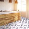 Wandkings Floor Tile Stickers, Set of 4 – Choose a Pattern & Size, “Anneliese,” 10 x 10 cm view 3
