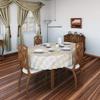 Paradiso Beige Plaid Oilcloth Tablecloth 140 x 150 cm, Rectangular view 3