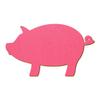 Pink Wooden Lucky Pig Cutouts, 7 cm, Pack of 25 view 1
