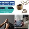 Trimming Shop D-Rings for Strap Closure, Adjustable Repair Bag, DIY Projects, 10 pcs - Antique Brass, 20mm view 4
