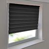 Vario Double Roller Blind, No-Drill Clamp Mount, 150 x 90 cm, Black view 2