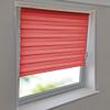 Sun Protection HH Double Roller Blind Klemmfix No Drilling Vario Side Chain, 90 x 130 cm, Red view 2