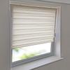 No-Drill Double Roller Blind, Vario Side-Chain Duo Blind, 160 x 220 cm, Linen-Texture Cream view 2