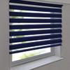 Premium Double Roller Blind 160 x 210 cm, Dark Blue view 1