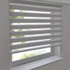 Premium Double Roller Blind 125 x 190 cm, Light Gray, Free-Hanging Duo Blind view 1