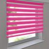 Premium Double Roller Blind 80 x 190 cm Pink - Duo Roller Blind with Side Chain, for Wall or Ceiling Mounting view 1