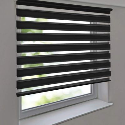 Premium Double Roller Shade 160 x 200 cm, Black