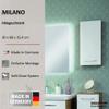 FACKELMANN Milano Wall-Mounted Bathroom Cabinet with Soft-Close Door, 30 x 68 x 15 cm view 3