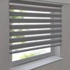 Premium Day & Night Roller Blind 105 x 160 cm Gray with Side Chain view 1