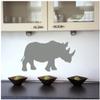 Samunshi Rhinoceros Wall Decal, 20 x 9 cm, Pink view 3