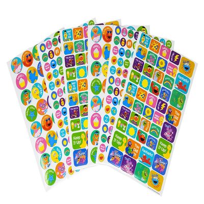 Sesame Street 400+ Fun & Reward Sticker Book | 6 Sheets | Incentive Stickers for Kids | Great for Teachers, Parents, or Caregivers | Incentives, Crafts and Scrapbooking | by Leap Year Publishing