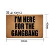 Eureya I'm Here for the Fu-Matte Doormat, Indoor and Outdoor, Kitchen Rug, Rubber, 40 x 60 cm view 4