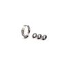 1-Ear Hose Clamps, Stainless Steel V2A, 12.8–14.8 mm, 10-Pack view 1