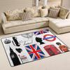 MONTOJ London UK Flag Paris Weathertech Rug for Living Room, Polyester, 36 x 24 in view 2