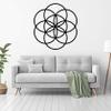 Seed of Life X Wall Decal SEEDS OF LIFE, Pink, 80 x 80 cm view 4