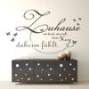 timalo XXL Wall Decal Quote for the Living Room, "Home Is Where..." | Mint, 120 x 58 cm view 2