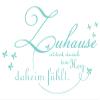 timalo XXL Wall Decal Quote for the Living Room, "Home Is Where..." | Mint, 120 x 58 cm view 4