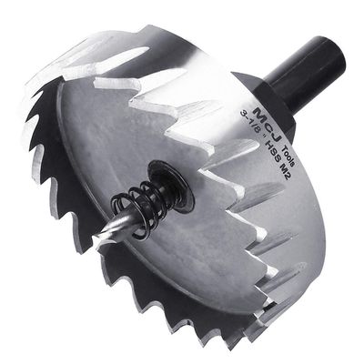 McJ Tools 3-1/8-Inch HSS M2 Hole Saw for Metal