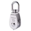 BE-TOOL M15 Single Stainless Steel Swivel Pulley, 35 kg Capacity, for Wire Rope (1 pc.) view 1