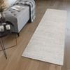 TAPISO Sari Runner Rug, Light Gray, Modern Low Pile, 80 x 120 cm view 1