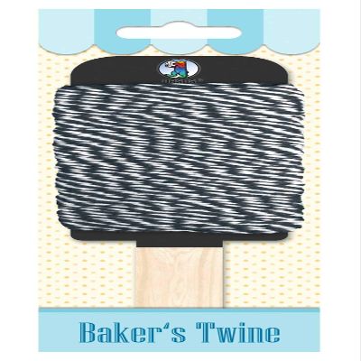 Ursus 56660020 Bakers Twine, 15 m Cotton String, Black and White