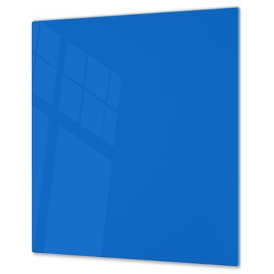 Tempered Glass Cutting Board and Protective Work Surface, SINGLE 60 x 52 cm or DOUBLE: Two 30 x 52 cm Boards, D18 Color Series: O Azure