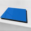 Tempered Glass Cutting Board and Protective Work Surface, SINGLE 60 x 52 cm or DOUBLE: Two 30 x 52 cm Boards, D18 Color Series: O Azure view 2