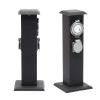 2-Outlet Outdoor Power Socket Post with Timer, Metal, IP44 view 1