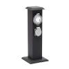 2-Outlet Outdoor Power Socket Post with Timer, Metal, IP44 view 3