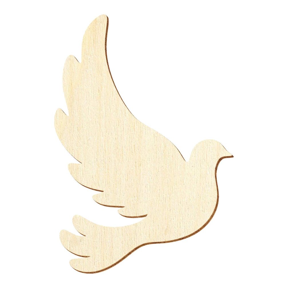 Wooden Dove Bird, 17 cm, Pack of 100