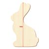 Wooden Chocolate Bunny, 48 cm, Pack of 100 view 3