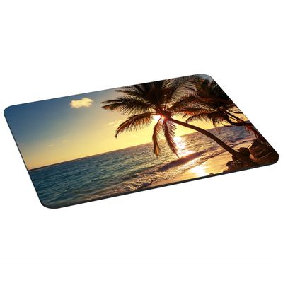PEDEA Gaming and Office Mouse Pad, 350 x 260 mm, Beach