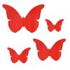 Red Wooden Butterfly, 35 cm, Pack of 25 view 2